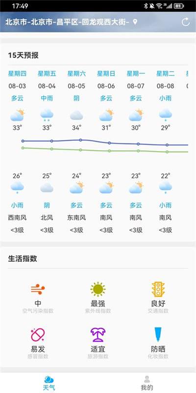 雷公天气截图