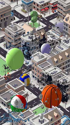 超大篮球破坏城市截图