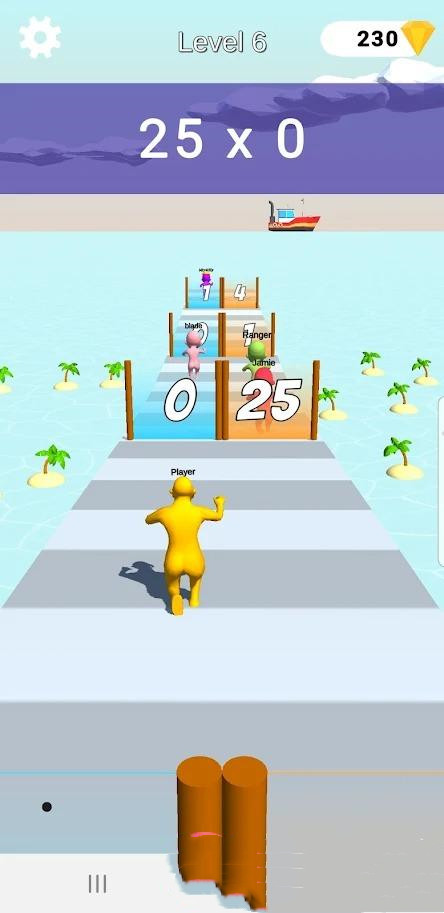 脑算赛跑