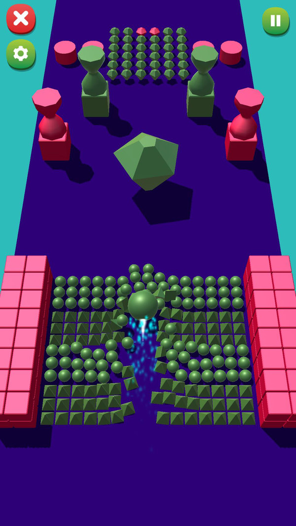 滚滚彩色球3D