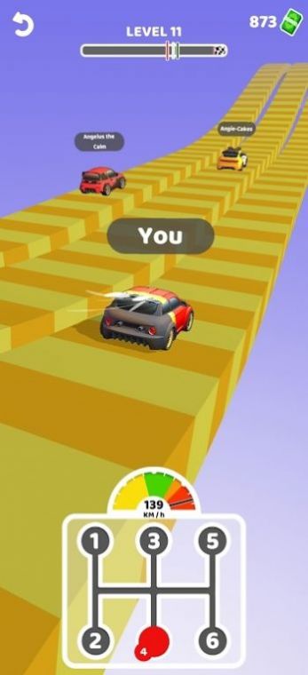 汽车坡道冲锋3D