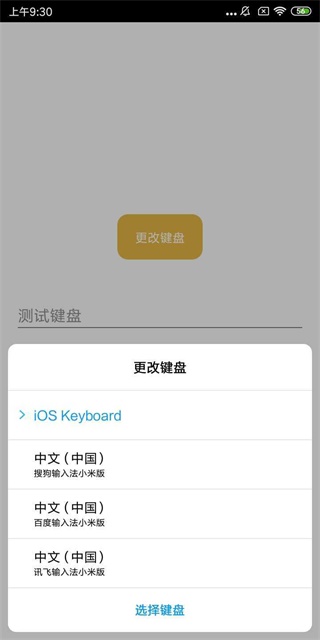 iOSKeyboard