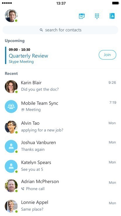 skype免费手机版