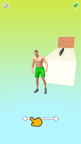 肌肉男冲刺